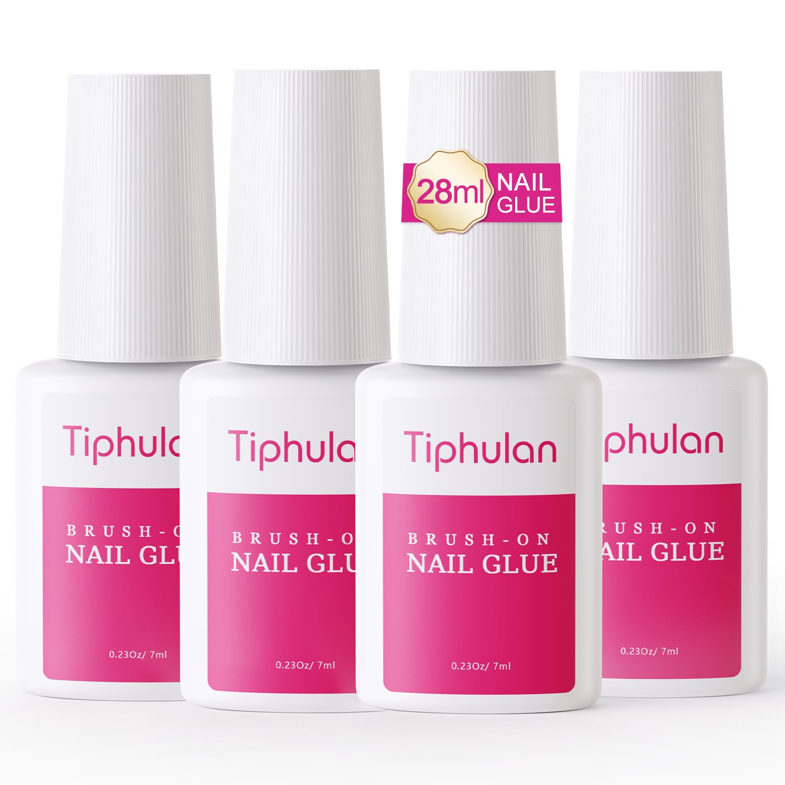 28ml Brush On Nail Glue for Press On, Acrylic Nails - Super Strong, Durable & Long-Lasting, Mess ... | Amazon (US)