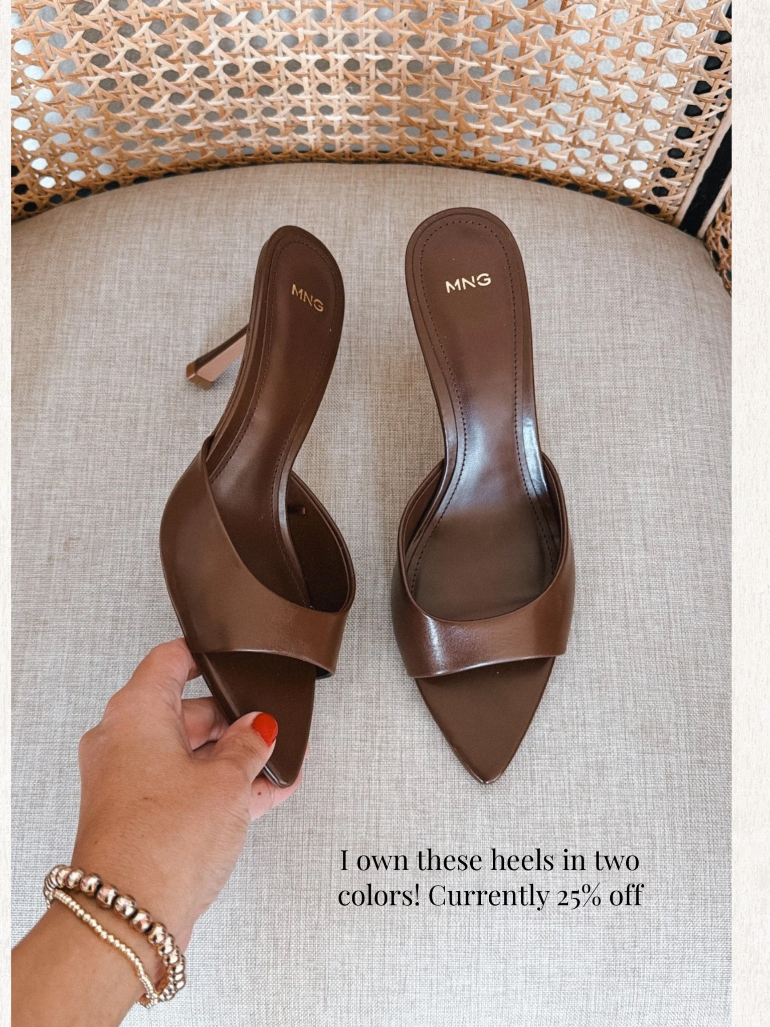 Love these heels- they only come in half sizes. I’m a true size 8, I went with the 8 1/2- they fit perfectly 👏🏽

#LTKSaleAlert