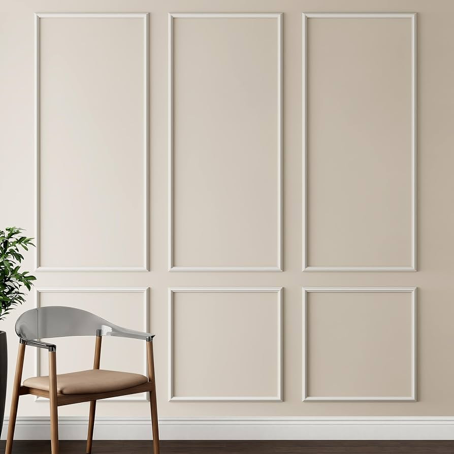 INMOZATA Pre-Cut Peel and Stick Wall Molding Wainscoting Panels, 54" x 24" | Amazon (US)