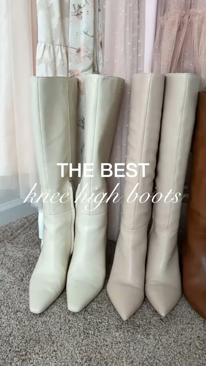 My go-to knee high boot collection! Fall shoes // fall boots // knee high boots // leather boots // suede 

#LTKShoeCrush #LTKSeasonal