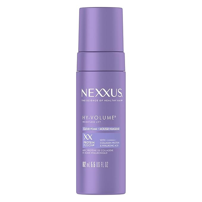 Nexxus Hy-Volume Weightless Lift Cloud Foam Treatment for Flat & Limp Hair, 48 Hours Volume, Prot... | Amazon (US)