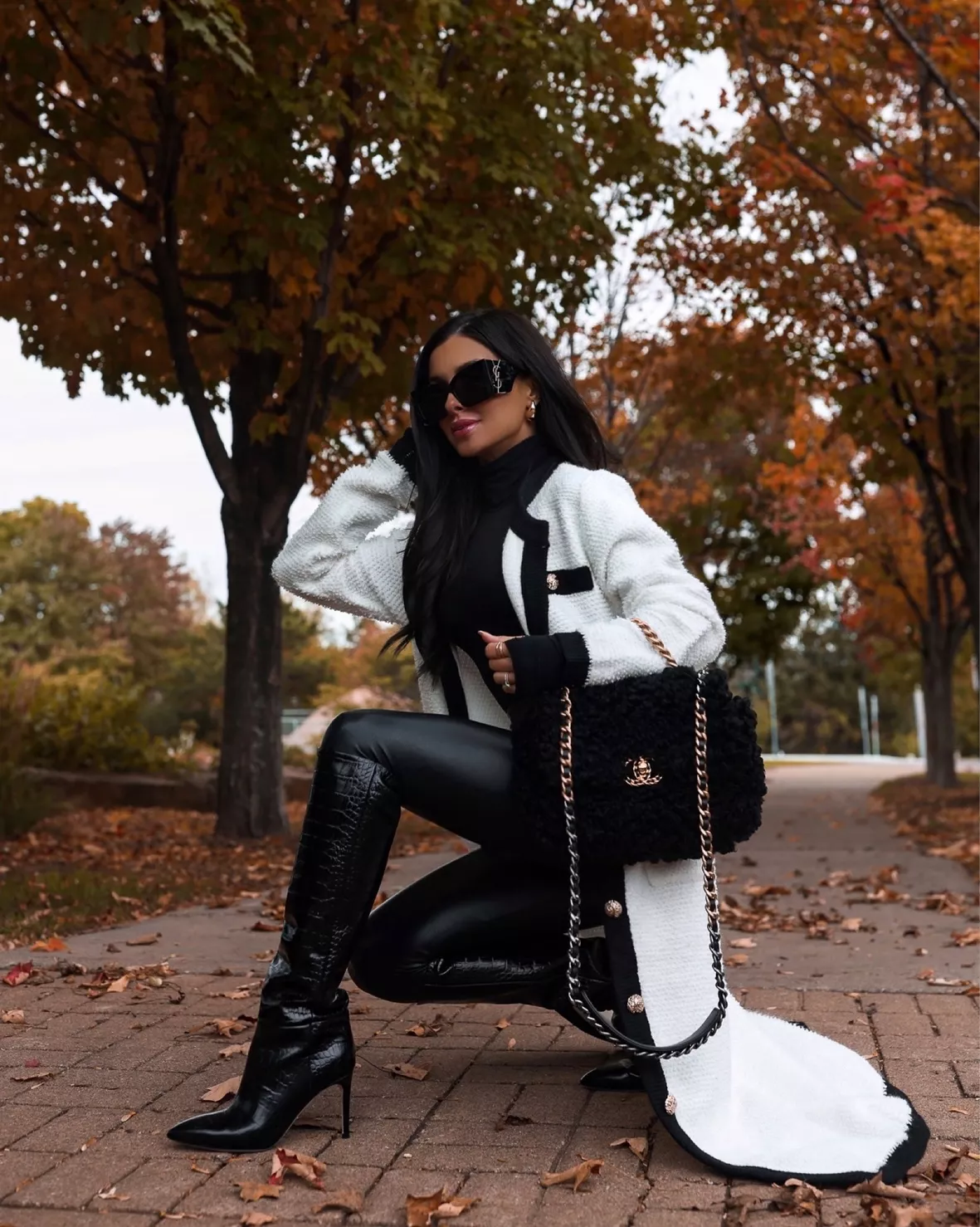 Commando Patent Leather Leggings Outfit - Mia Mia Mine