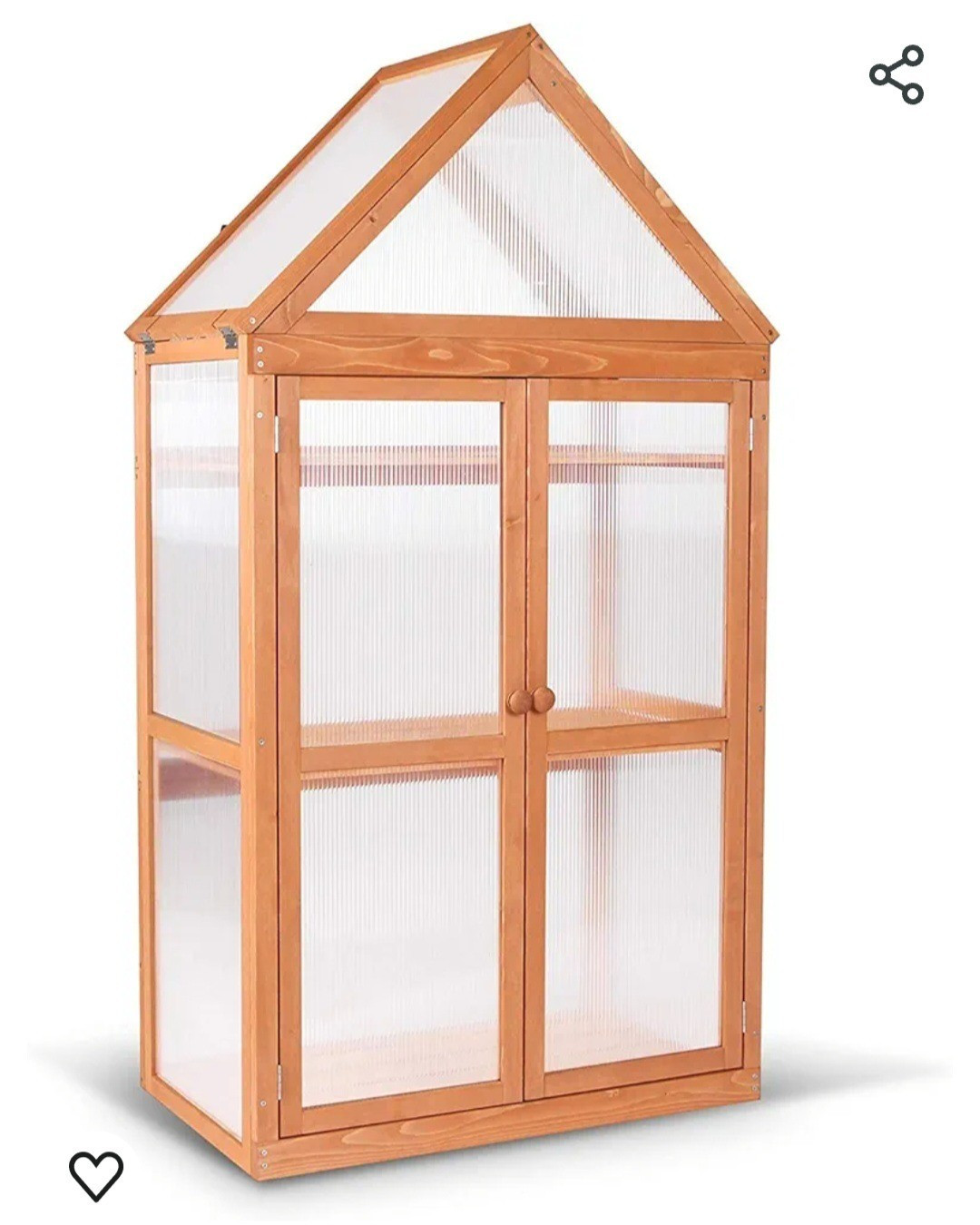 Not the best quality, but it works when you run out of space inside for all your seedlings!

#LTKSeasonal