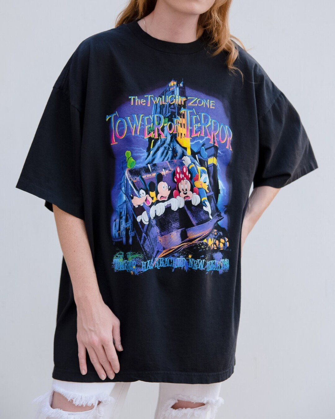 Vintage Mickeys The Twilight Zone Tower Of Terror Shirt, Mickeys Not So Scary,Halloween Party Shi... | Etsy (US)