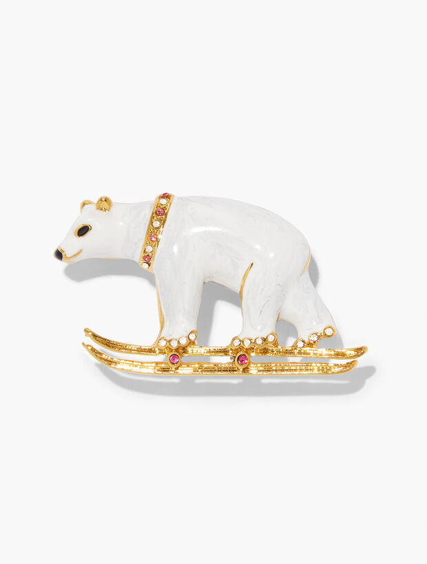 Polar Bear Brooch | Talbots