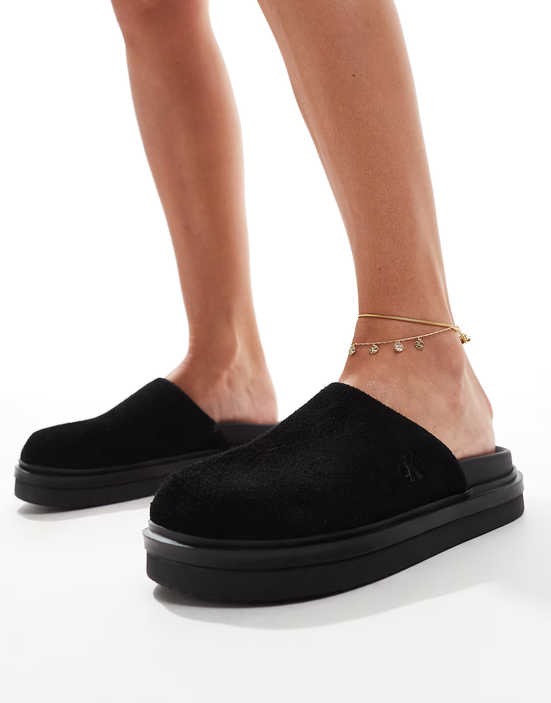 Calvin Klein Jeans slip on mules in black | ASOS (Global)