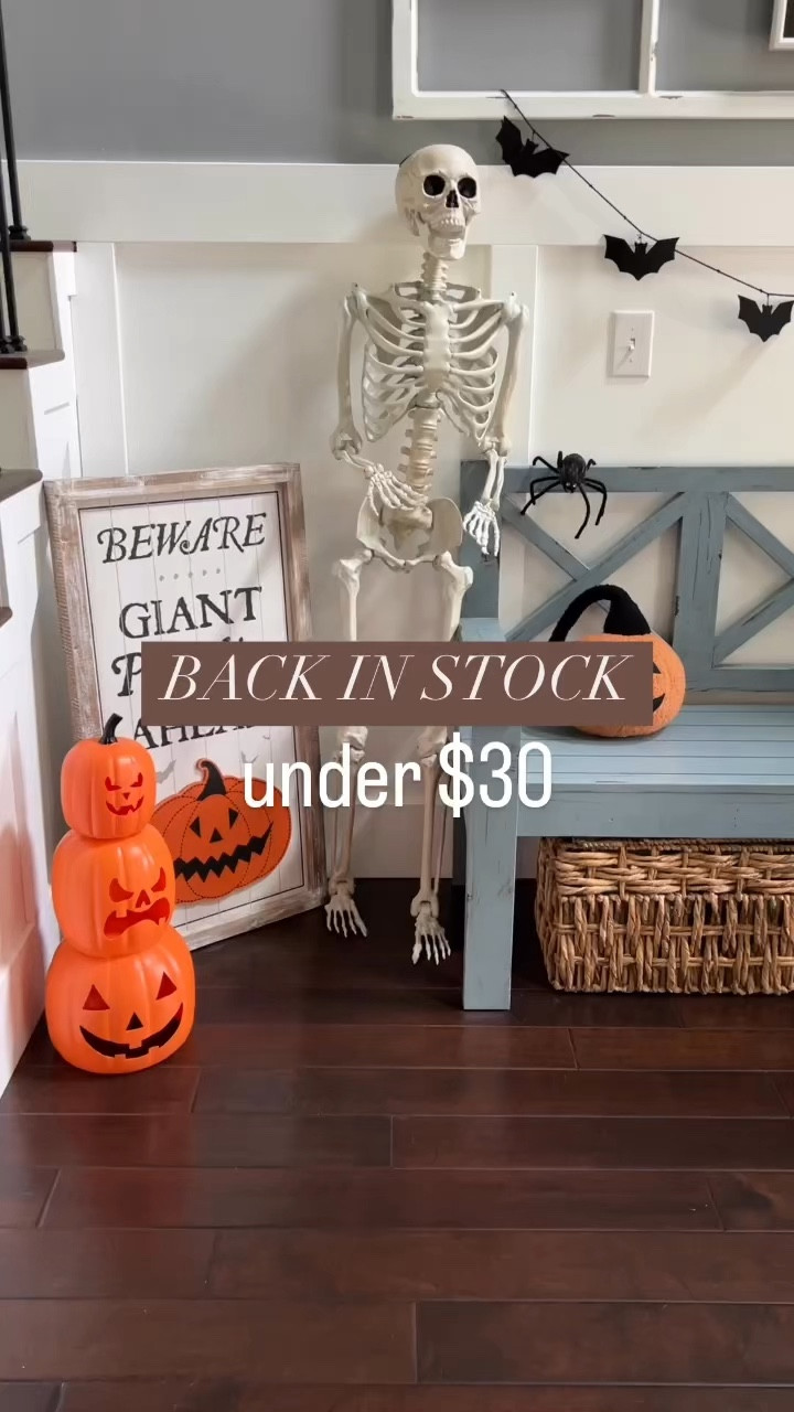 Viral Halloween skeleton is back in stock! Under $30. Sells super fast  

#LTKSeasonal #LTKVideo #LTKHome