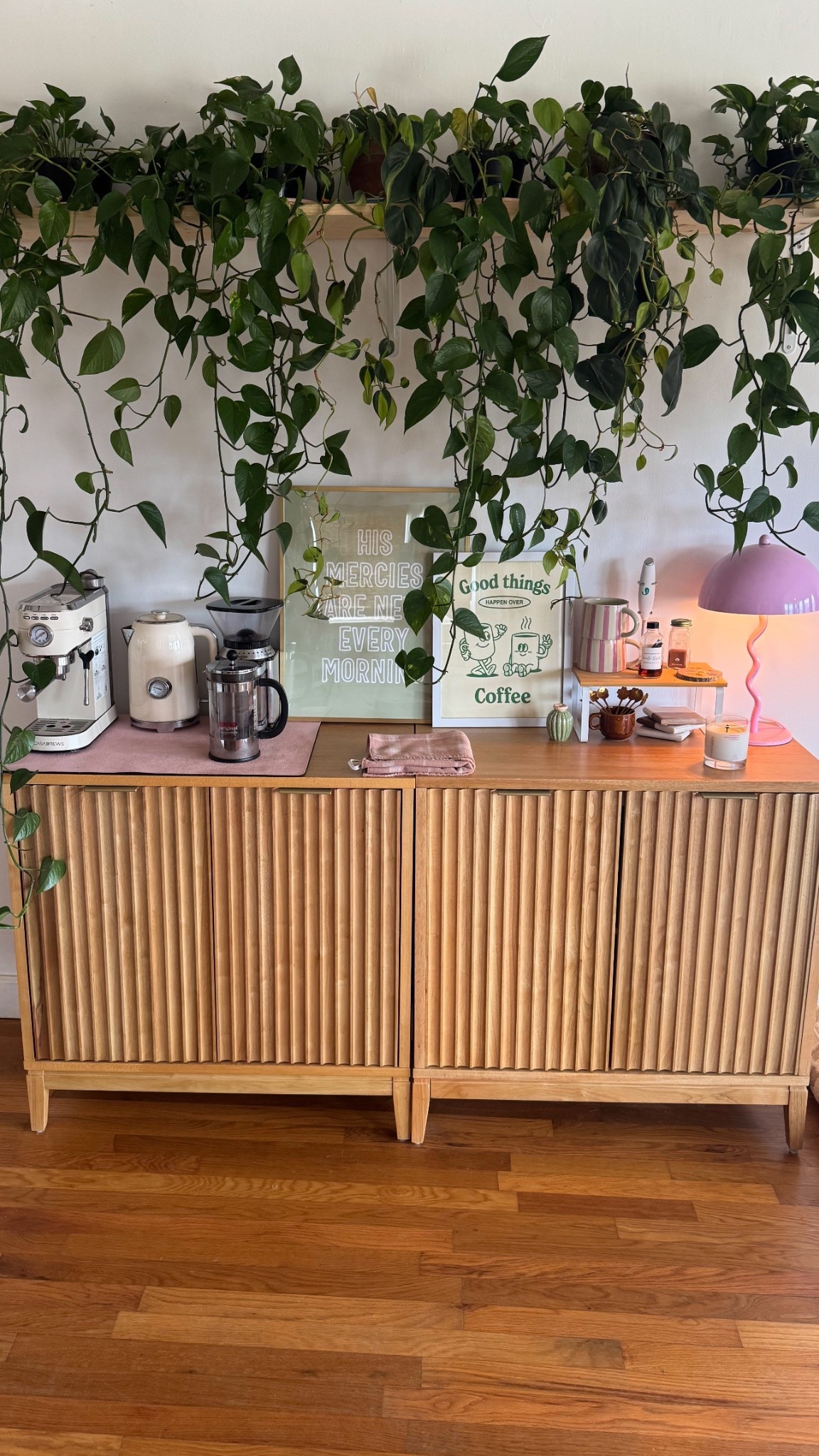 Love love love my coffee bar 🌸☕️

#LTKHome #LTKSaleAlert #LTKSpringSale