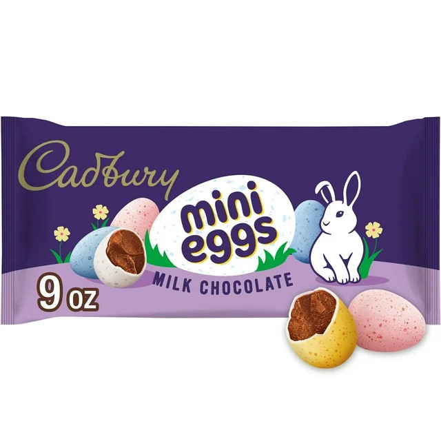 Cadbury Mini Eggs Milk Chocolate Easter Candy, Bag 9 oz | Walmart (US)