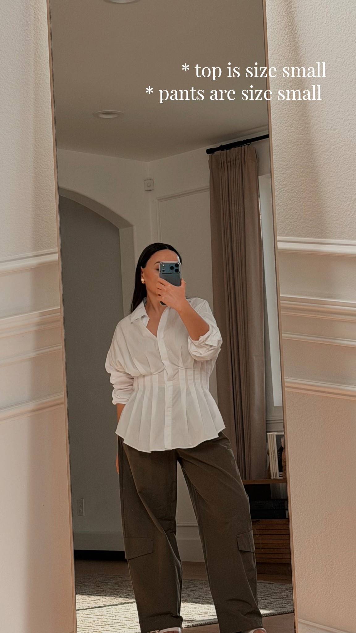 This top is such a good twist on a classic button down. Great for in the office, but also date night. #ootd #springfashion

#LTKootd #LTKPetite #LTKgrwm