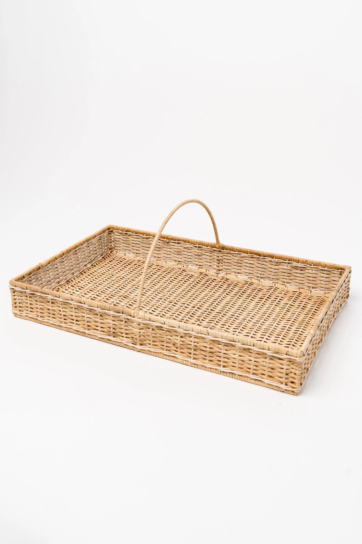 Large Wicker Tray - Natural | Rachel Parcell