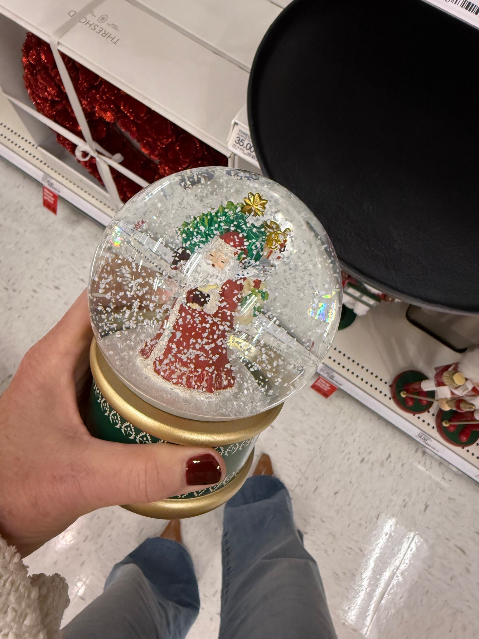 Love a cute Santa snow globe 

#LTKCyberWeek #LTKHoliday