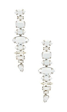 Elizabeth Cole Stella Earring in Silver from Revolve.com | Revolve Clothing (Global)