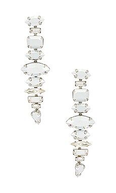 Elizabeth Cole Stella Earring in Silver from Revolve.com | Revolve Clothing (Global)