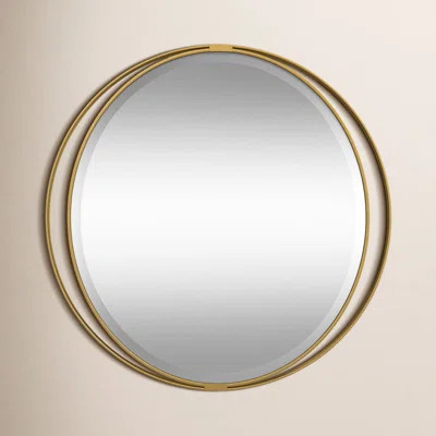 Joss & Main Dayton Gold Round Mirror | Wayfair North America