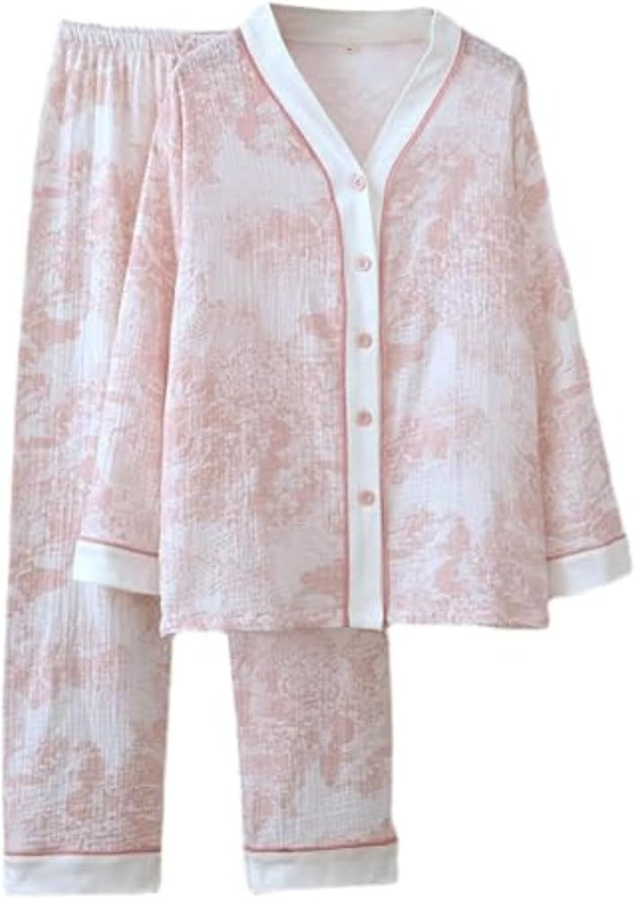 Vhitler Linen Set Coquette Womens Pajamas Set Summer Lounge Sets for Women Old Money Aesthetic | Amazon (US)