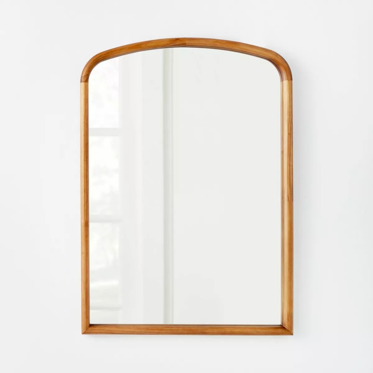 24" x 34" Wood Arch Decorative Wall Mirror Natural - Threshold™ designed with Studio McGee | Target