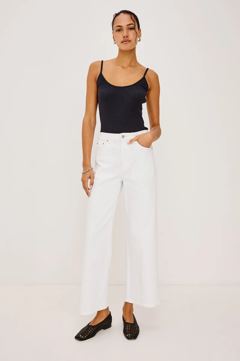GETTY CROP WIDE LEG - SALT WHITE | Rails