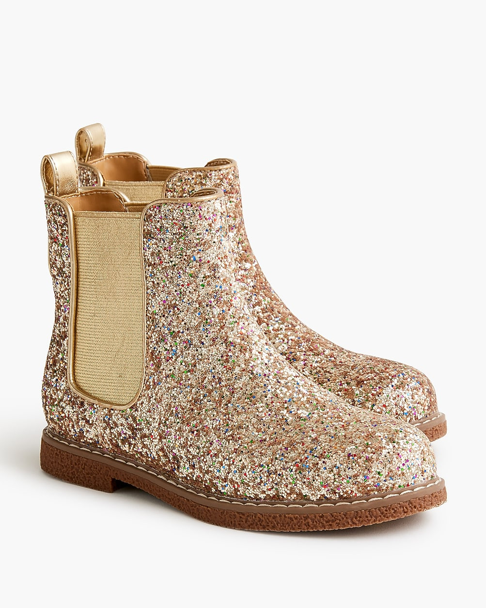 Girls' glitter Chelsea boots | J.Crew Factory