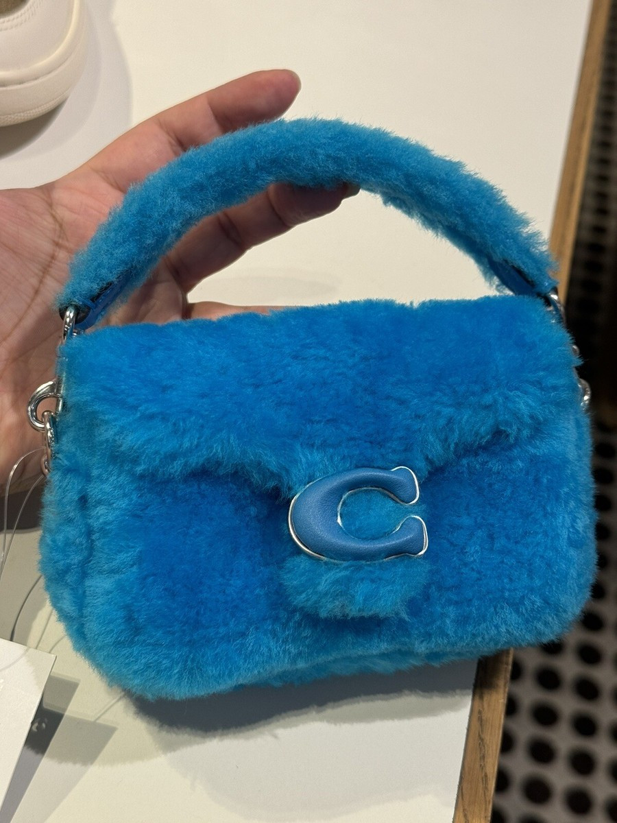 Coach X  The Lil Nas X Drop Tabby 12 In Shearling And Leather Shoulder/Crossbody | eBay US