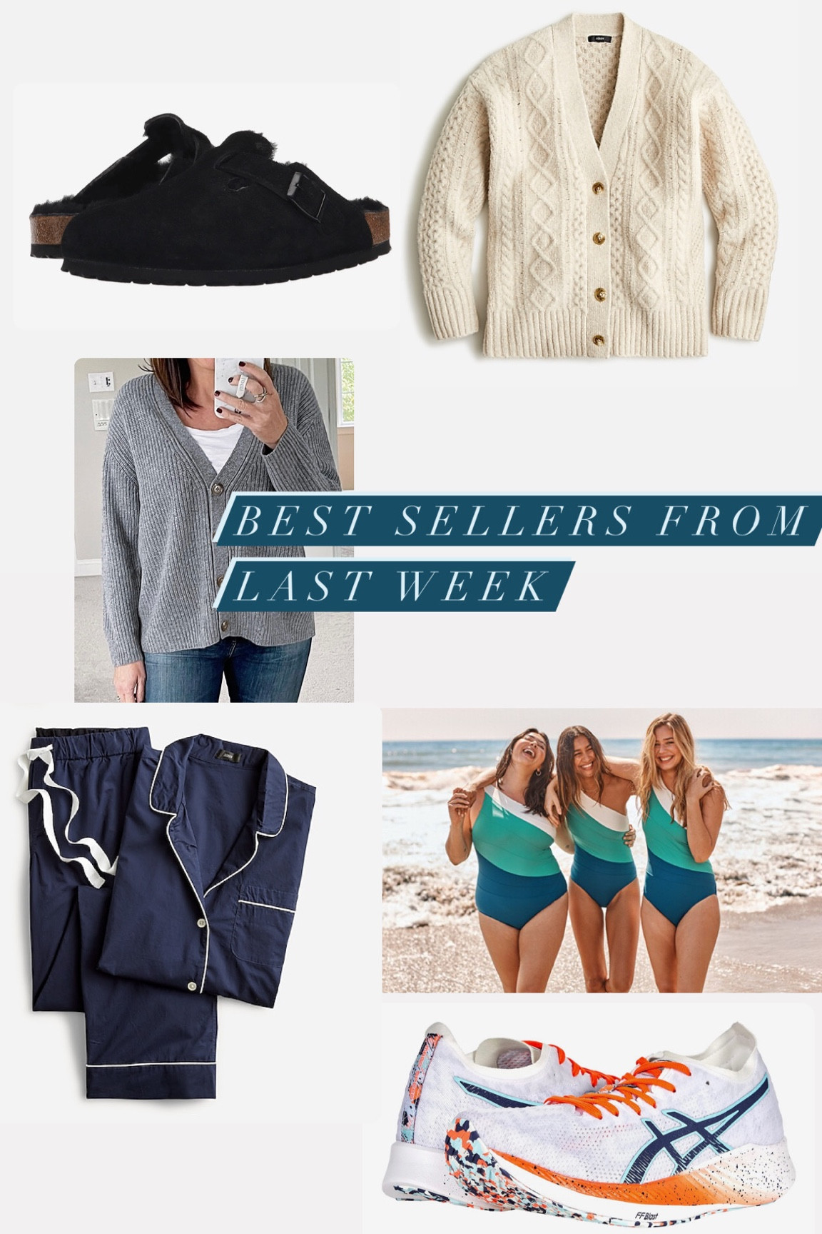 Best sellers from last weekend: 

Birkenstock clogs, grandpa cardigan, Jenni Kayne cardigan dupe, best running shoes, flattering one piece, mother denim on sale 

#LTKSeasonal #LTKSale #LTKunder100