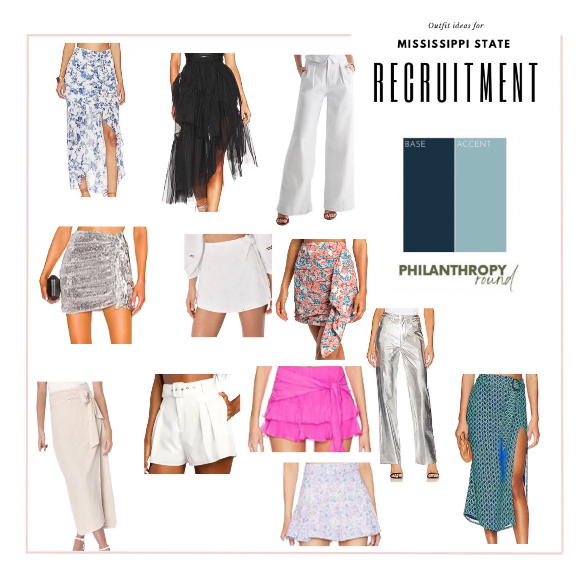 Mississippi State recruitment style guide for Philanthropy round! Here are some of my fav finds to pair with this shirt color. Remember to use fashion to show your personality and be yourself! Wear something you are confident in! Have fun with it, keep it neutral or do a pop of color! 

#LTKBacktoSchool #LTKFind #LTKstyletip