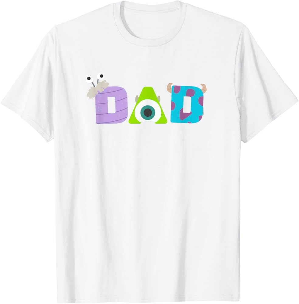 Disney and Pixar’s Monsters, Inc. Dad Father’s Day Birthday T-Shirt | Amazon (US)