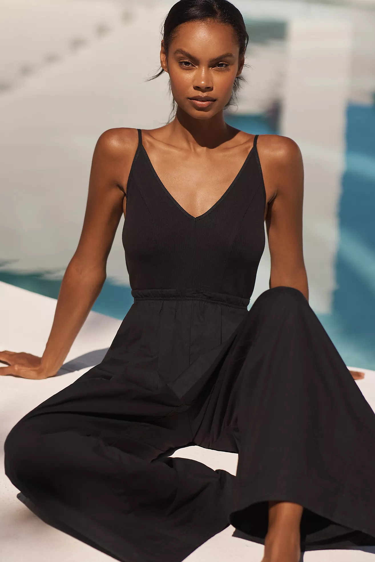 By Anthropologie High Tide Wide-Leg Jumpsuit | Anthropologie (US)