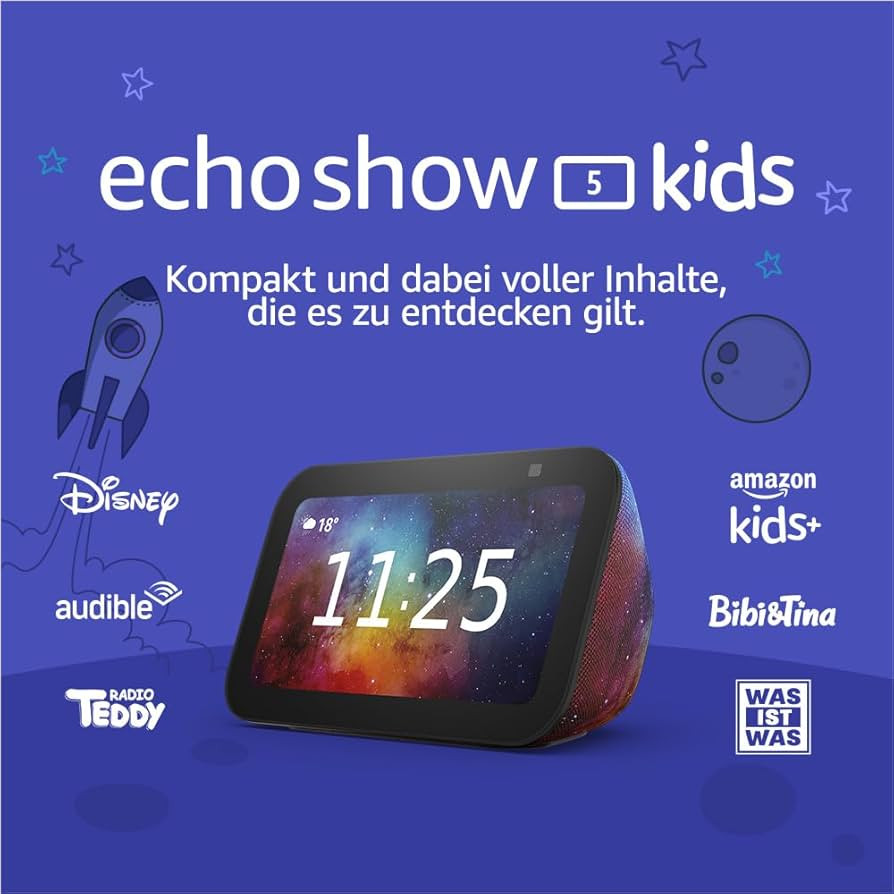 Echo Show 5 Kids (Neueste Generation) | Smart Display | 1 Jahr Amazon Kids+ Inhalte inklusive | W... | Amazon (DE)
