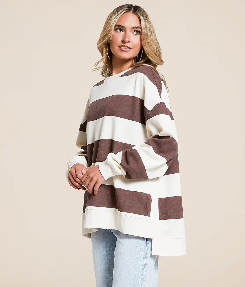 Piper Striped Pullover | Buckle