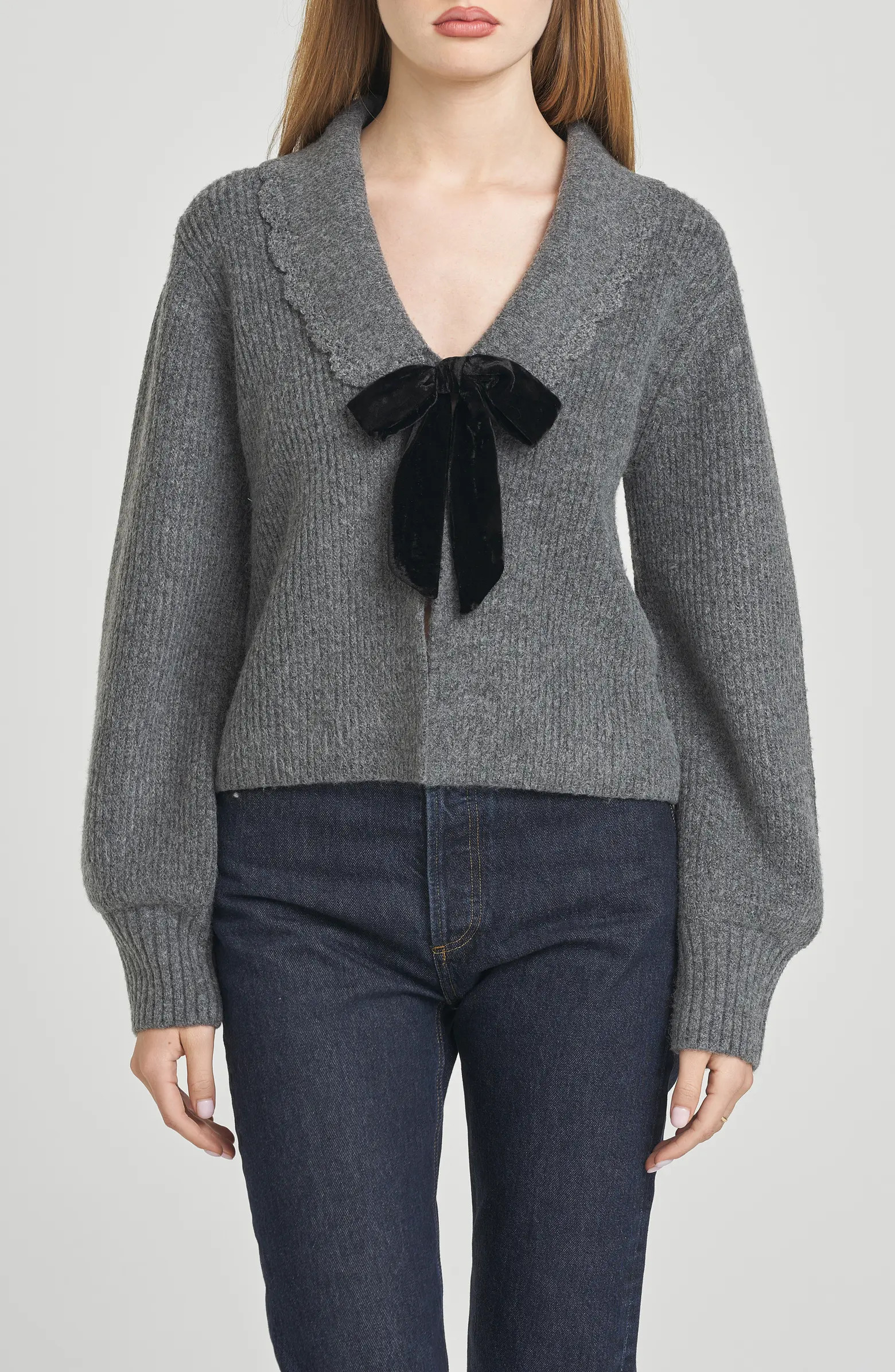 WAYF Sloane Bow Cardigan | Nordstrom | Nordstrom