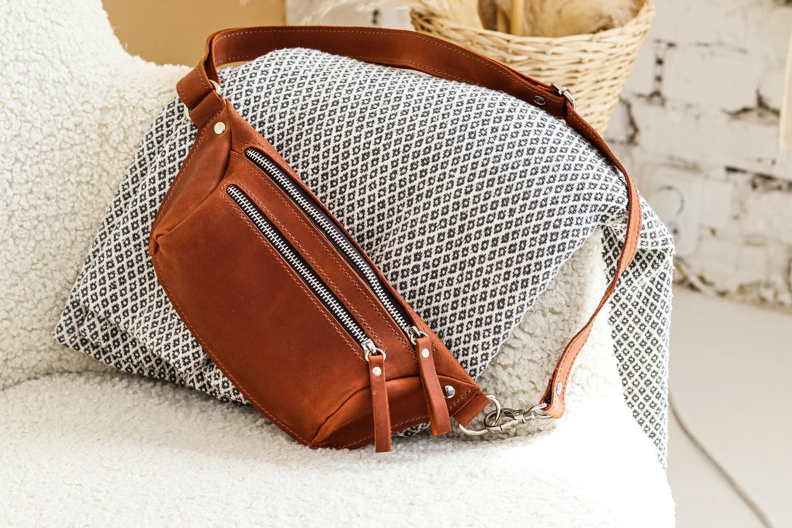 Women Fanny Pack, Belt Bag, Leather Fanny Pack, Minimalist Bag, Hip Bags, Genuine Leather Fanny P... | Etsy (US)