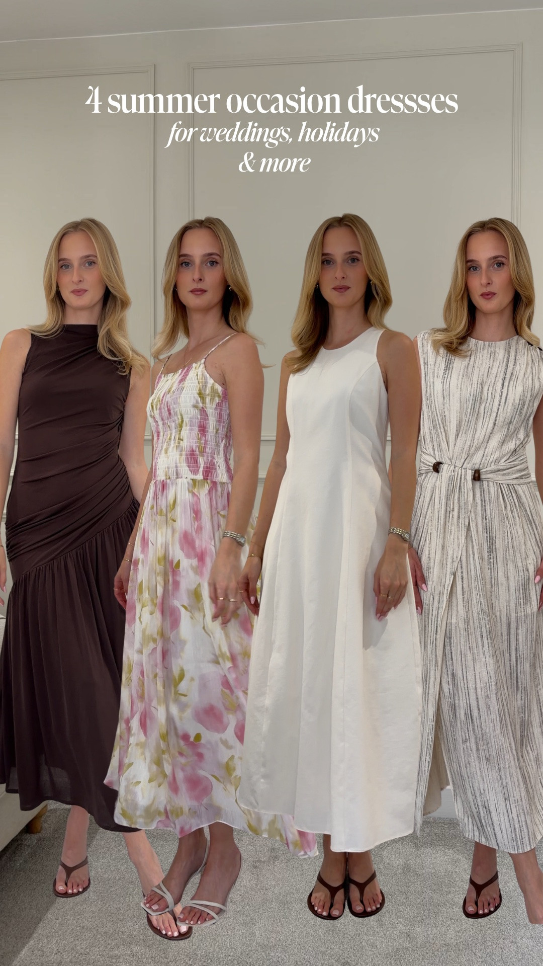 Four gorgeous summer occasion dresses that feel timeless ✨ Soft prints, beautiful fabrics, elevated-but-easy silhouettes — linking all of them below. 

Use code byEmily10 for 10% off apparel.

—
Wedding guest dress, summer dress, occasion dresses, floral dress, linen dress.

#LTKsummer #LTKwedding #LTKdresses