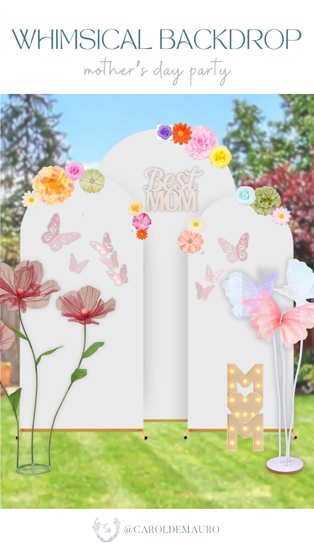 Create the ultimate Instagram-worthy moment for your Mom this year! This stunning spring arch backdrop is surprisingly easy to set up and makes the absolute perfect photo booth for your Mother's Day celebration.

mothers day decor, party backdrop, spring decor, diy party, photobooth inspo, hosting ideas

#LTKU #LTKHome #LTKSeasonal