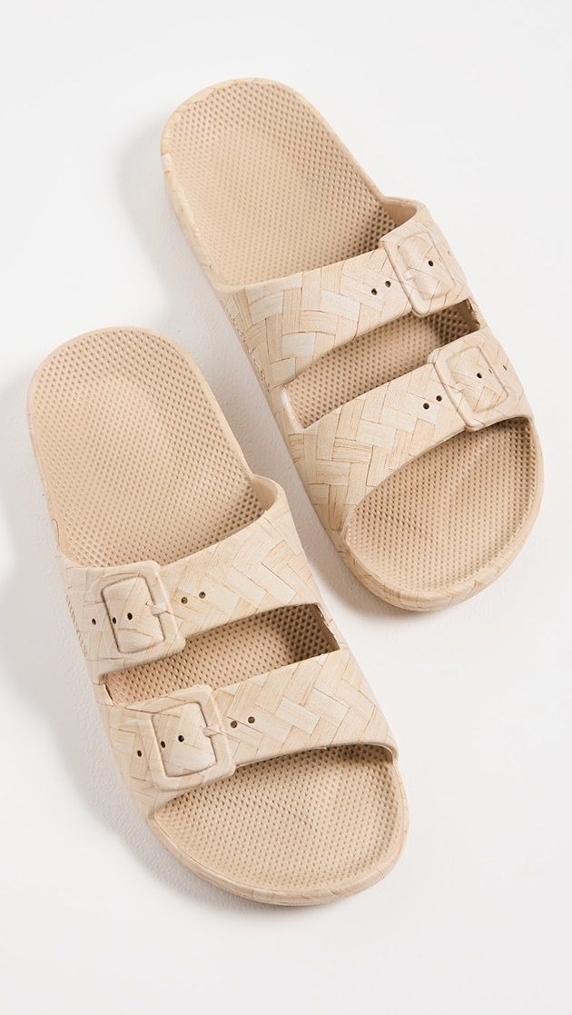 Freedom Moses Moses Two Band Slides | SHOPBOP | Shopbop