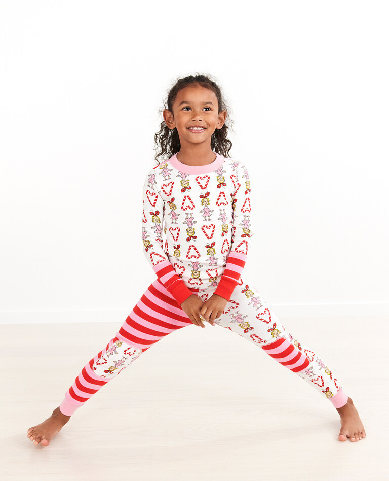 Kids Dr. Seuss Grinch Long John Pajama Set | Hanna Andersson