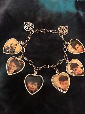 Vintage NKOTB 1990 New Kids On The Block Charm Bracelet GREAT SHAPE!! Gold Tone  | eBay | eBay US