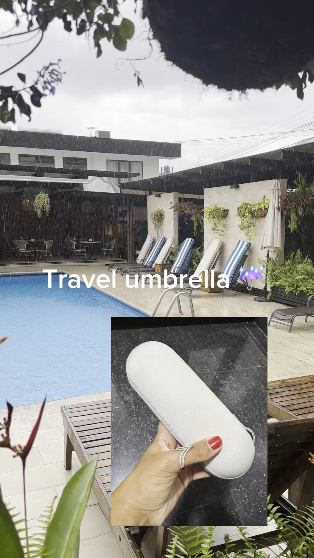 This travel umbrella ☔️ is a must-have. I have brought this with me on multiple trips  

#LTKFindsUnder50 #LTKTravel