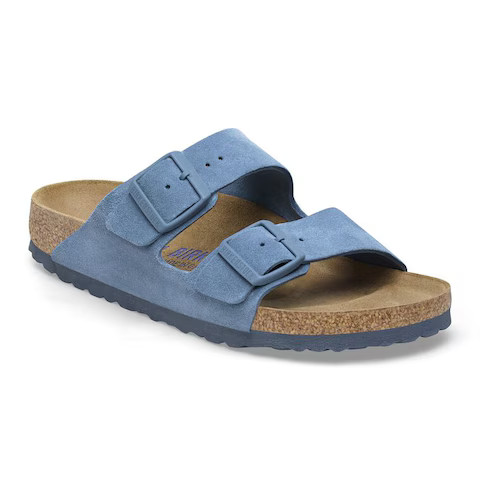 Arizona Soft Footbed Suede Leather Elemental Blue | BIRKENSTOCK | Birkenstock USA