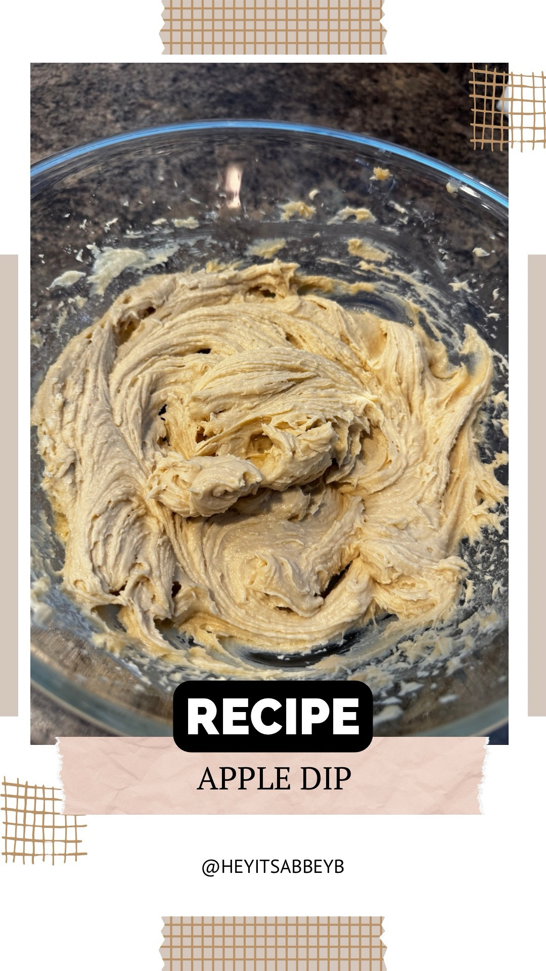 I’ve made this twice since I originally made this apple dip. This is one from my childhood that we all loved! I made it the other day, and needless to say the kids devoured it! It’s the simplest, and I could eat it by the spoonful! 



Ingredients: 
1 8oz block of cream cheese 
3/4 cup brown sugar 
1/4 cup sugar 
1 tsp vanilla 
Your favorite apples 

Instructions 
Throw all ingredients into a bowl (except apples) and mix with a hand mixer until smooth. Enjoy right away or put in the refrigerator. Cut up apples and dip them in!


















#foodie #foodies #foodiesofinstagram #foodiesofig #foodiesofinsta #food #foodlover #foodpics #foodofinstagram #foodoftheday #foodofig #foods #recipe #recipes #recipeoftheday #recipeinspo #recipeshare #recipeideas #recipereels #easyrecipe #easyrecipesathome #easymeals 

#LTKvlog #LTKFindsUnder50 #LTKfoodie