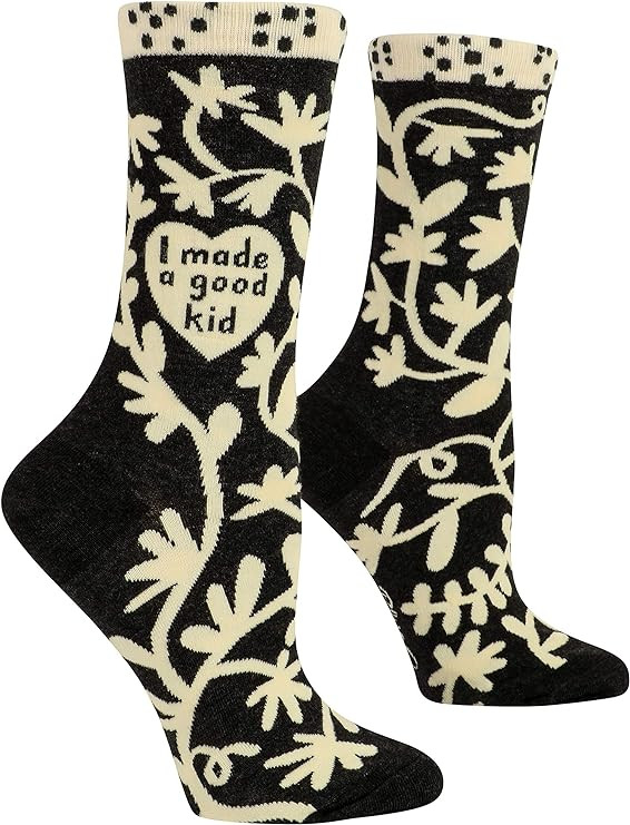 Blue Q Women's Novelty Crew Socks - (Womens Size 5-10) | Amazon (US)