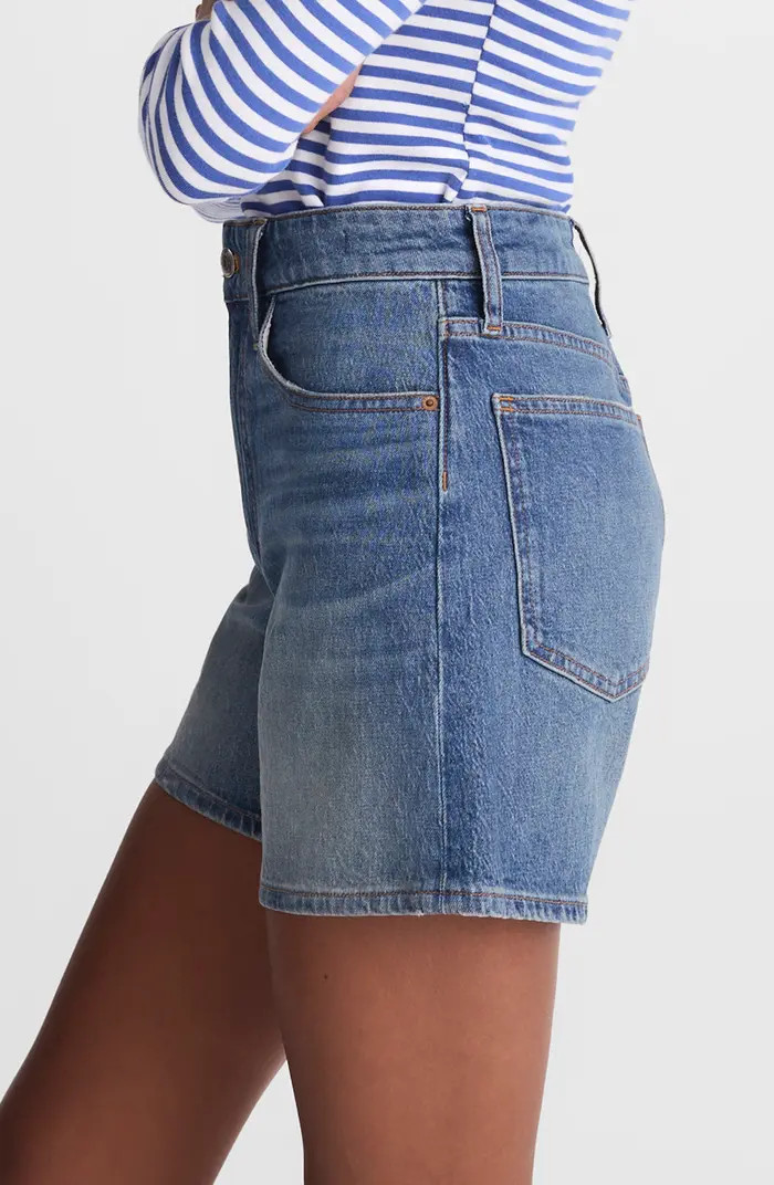 The Perfect Vintage High Waist Mid Length Denim Shorts | Nordstrom