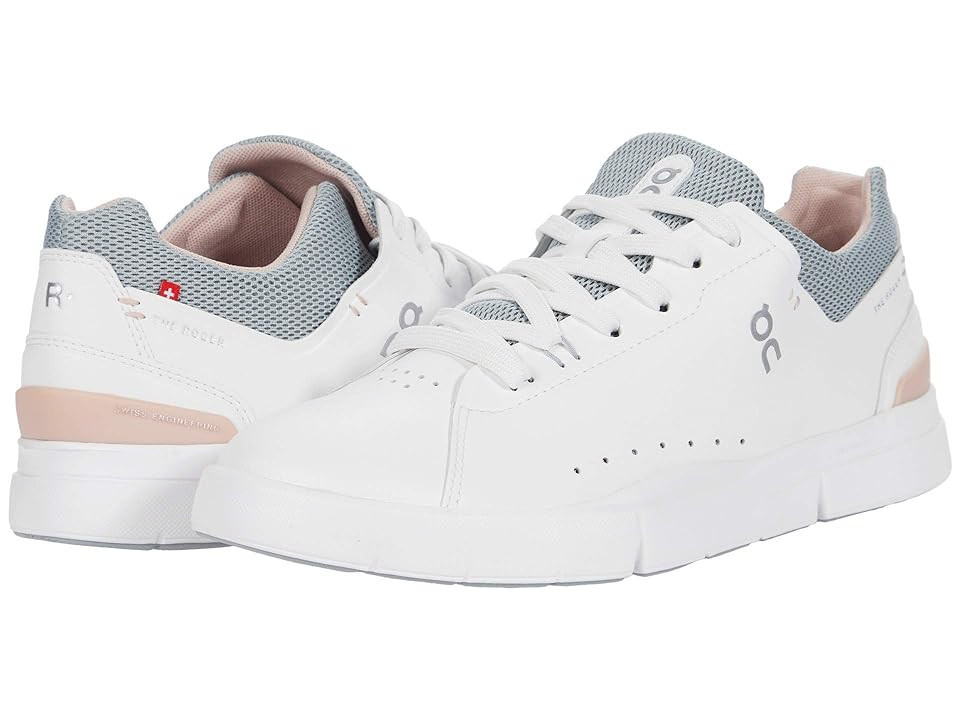 On The ROGER Advantage (Women) Women's Shoes White/Rose : 9 M, Faux Leather | Zappos