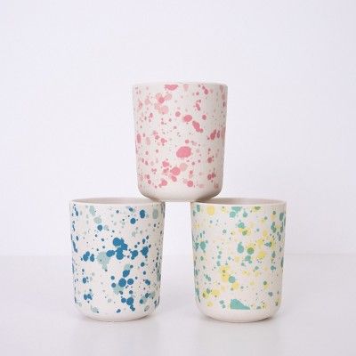 Meri Meri Speckled Reusable Bamboo Cups (Pack of 6) | Target