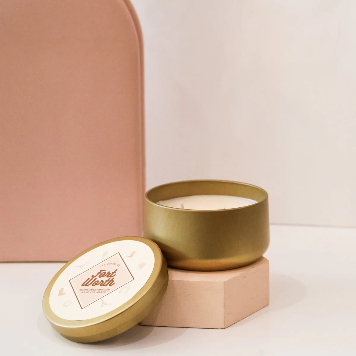 Signature Fort Worth Tin Candle | The Worthy Co.