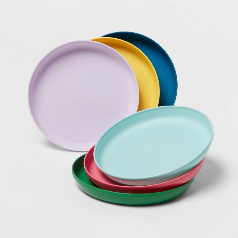 7.3" 6pk Plastic Kids' Plates - Pillowfort™ | Target
