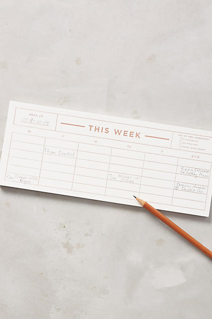 Weekly Notepad | Anthropologie (US)