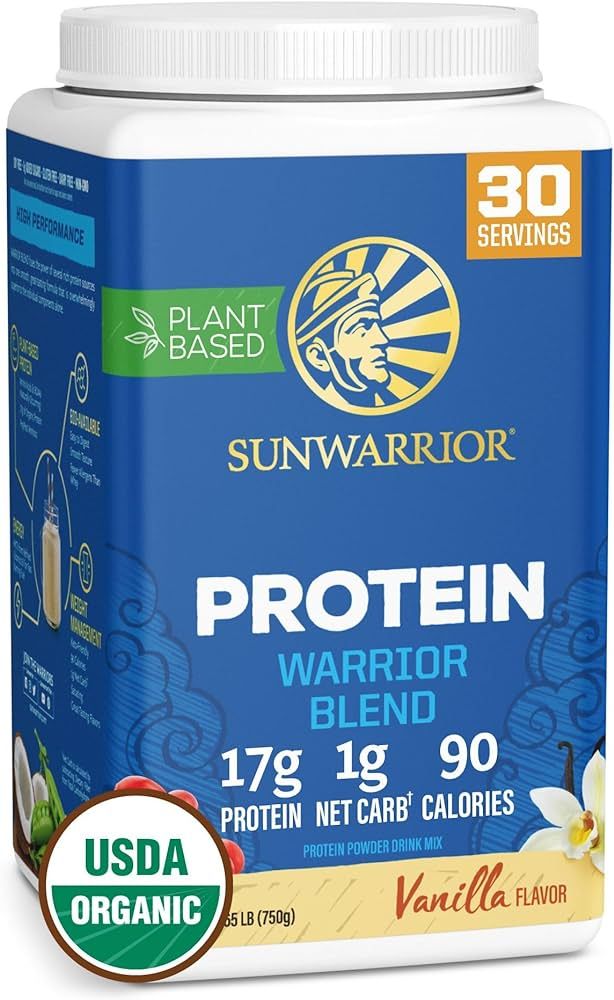Sunwarrior Vegan Protein Powder Organic Plant-Based Protein | BCAA Amino Acids Hemp Seed Plant Pr... | Amazon (US)