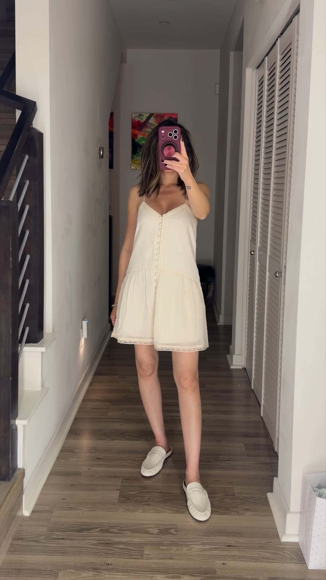 OOTD ⚡️ It feels like summer. Loving this baby doll dress paired with the most comfortable slip on mules. They look designer but you won’t believe the price. Grab the whole fit on sale! 

Summer outfit, summer dress, mules Abercrombie, Steve Madden, ootd, sale, The Stylizt

#LTKootd #LTKdayinmylife #LTKSaleAlert