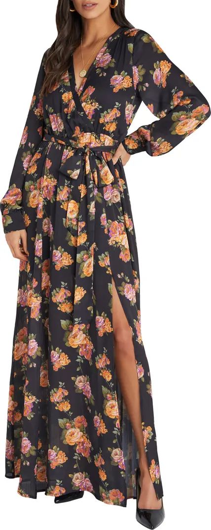 VICI Collection Floral Print Long Sleeve Maxi Dress | Nordstrom | Nordstrom
